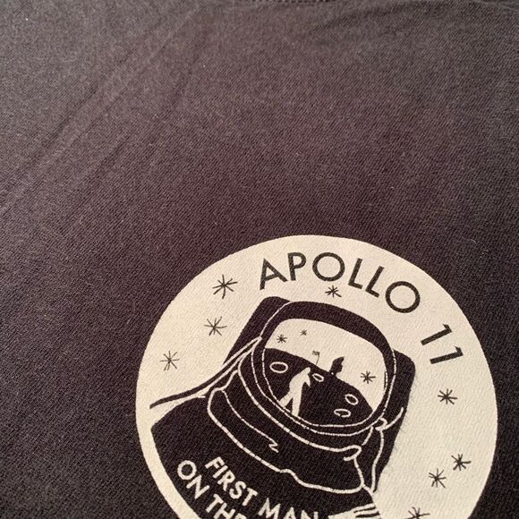 Space Exploration T-Shirt Mens XL Creative Action Network Long Sleeve Apollo 11 - Picture 5 of 6